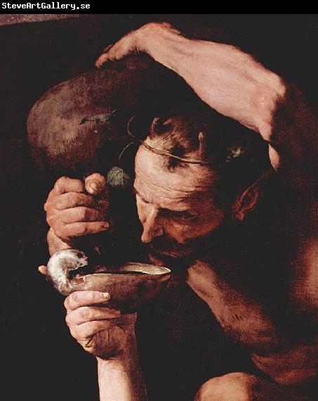 Jose de Ribera Der trunkene Silenos Detail